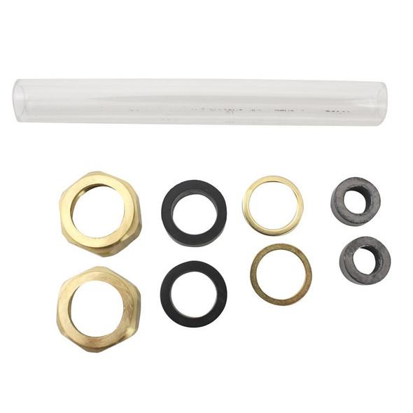 Reimers Steam Cleaner Gauge Sight Glass Replacement Kit MBJ-42 with Fittings for JR06 Steamer