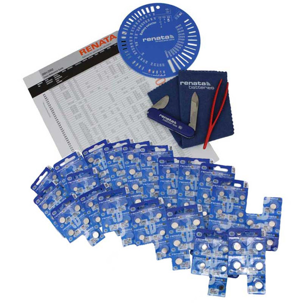 Renata Power Pak Battery Starter Assortment Kit - 150 batteries