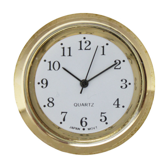 Clock Movement Micro Quartz Insert 1-7/16" (36mm) Outer Diameter