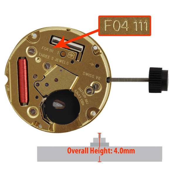 F04.111 ETA quartz watch movement