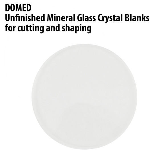 Watch Crystal Domed Unfinished Round Mineral Glass Crystal Blanks