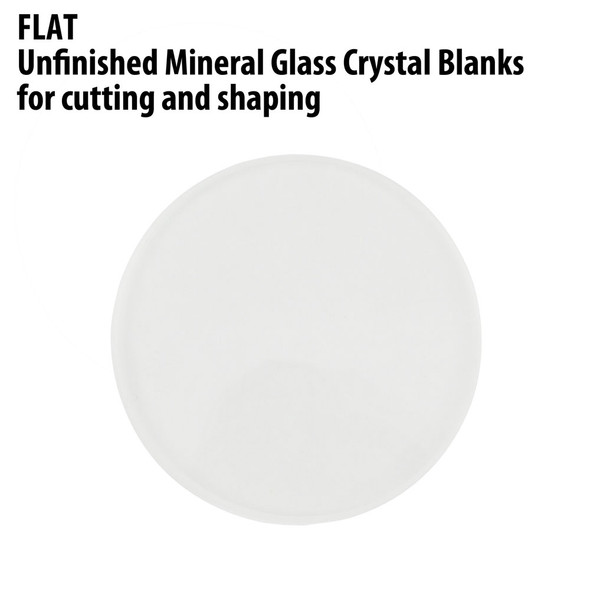 Watch Crystal Unfinished Round Mineral Glass Crystal Blanks