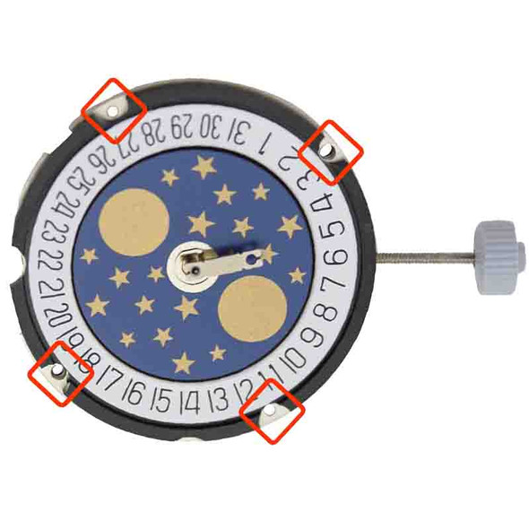 Harley Ronda HQ708 quartz watch movement