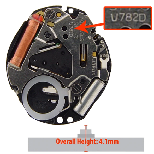 Hattori Japan V782-6 watch quartz movements