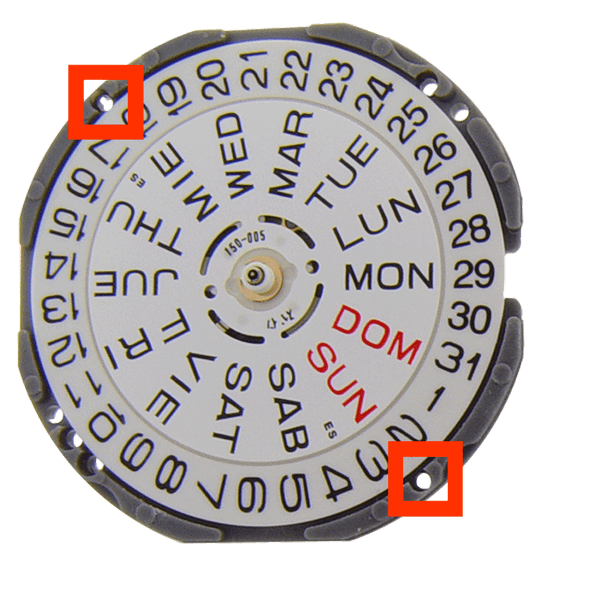 Quartz movement for Hattori Japan VJ33 watch