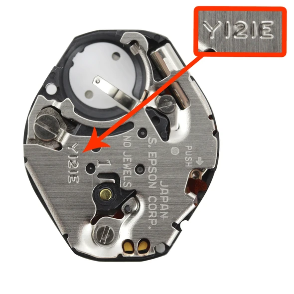 Hattori Japan 3 Hand Quartz Watch Movement Y121 Overall Height 4.5mm