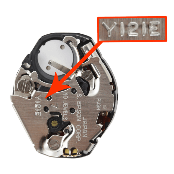 Hattori Japan Watch Movement Y121.5 High Canon Pinion Quartz Movements