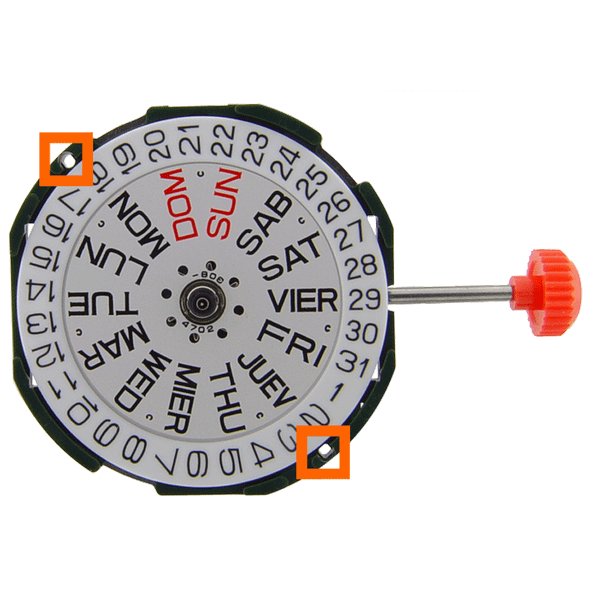 Miyota/Citizen LTD 2105 quartz movements great for genuine Citizen watches