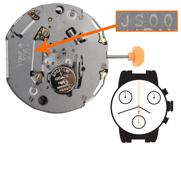 Miyota/Citizen LTD Watch Movement JS00 Quartz Movement