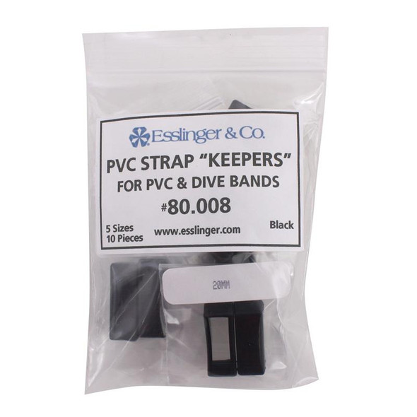 PVC Loops Watch Strap Keepers 10 Piece Assortment