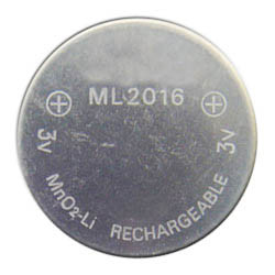 Casio ML2016 Solar Rechargeable Lithium Cells
