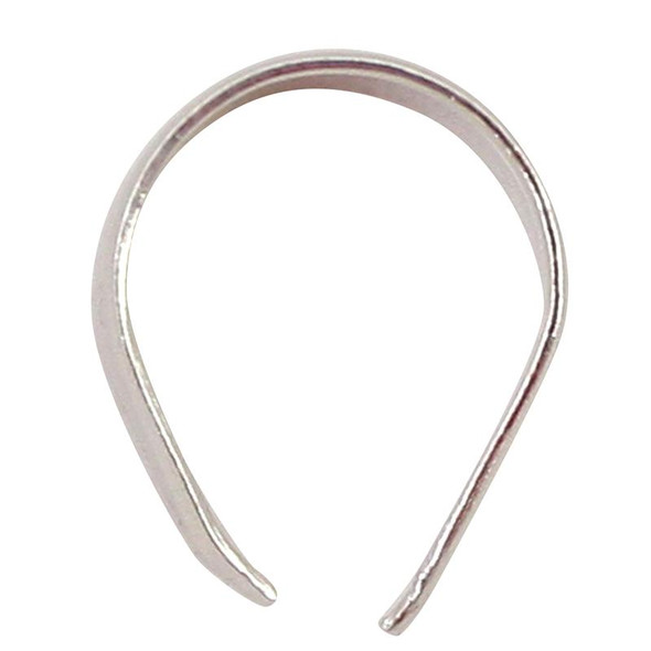 Solder Type Pendant Bail Sterling Silver 12 mm