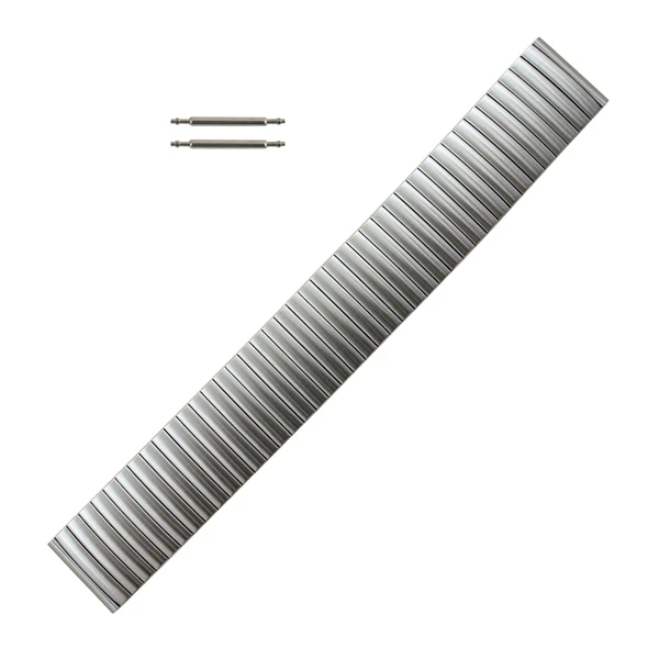 Silver Tone Metal Expansion Band For Watch
