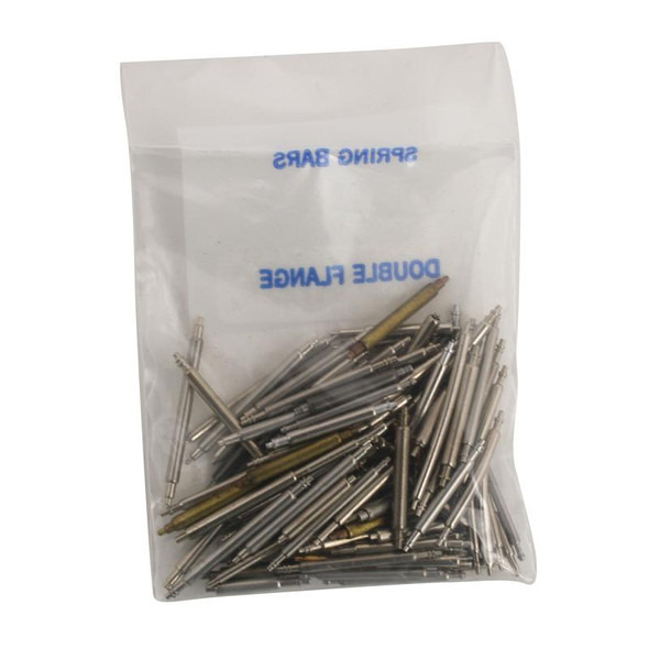 Nickel Plated and Brass Spring Bar Assortment - 100 Pieces