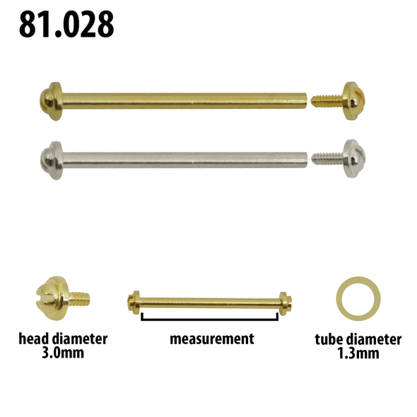 Watch Band Parts Imitation Gucci® Style Lug Screw Refill