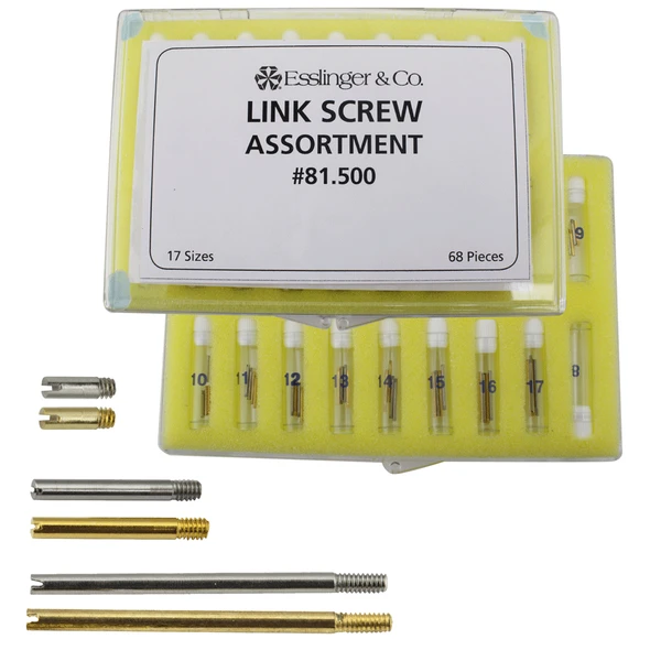 Watch Band Parts Threaded Link Band Screw Assortment 68 Pieces
