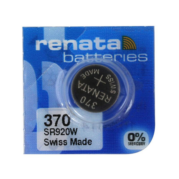 Watch Battery Renata 370 Replacement Cells Each