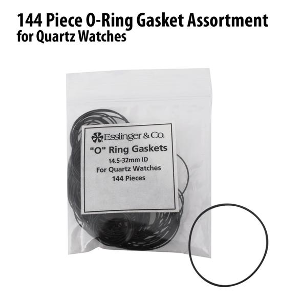 Watch Gaskets O-Ring Gaskets For Quartz Watches 144 Pieces