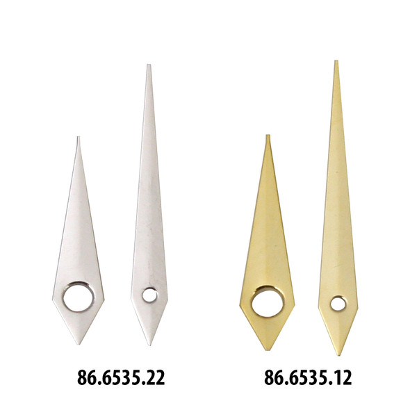 Watch Hand Pair Refills, Hand Hole Sizes .65mm Minute And 1.35mm Hour