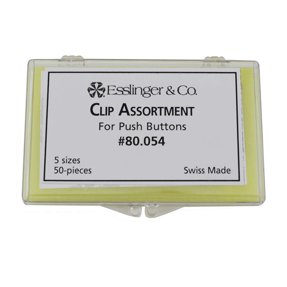 Watch Parts Clip Assortment For Push Buttons 50 Pieces