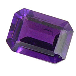 10x8 mm Emerald Cut Synthetic February
