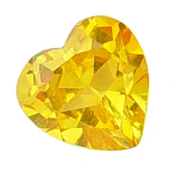 3x3 mm Heart Synthetic November