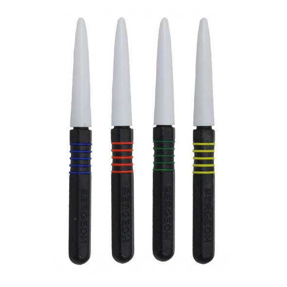 Bergeon 7013-4 Swiss Metal Dip Oilers Ergonomic Oil Grease Precision Applicator - Set of Four