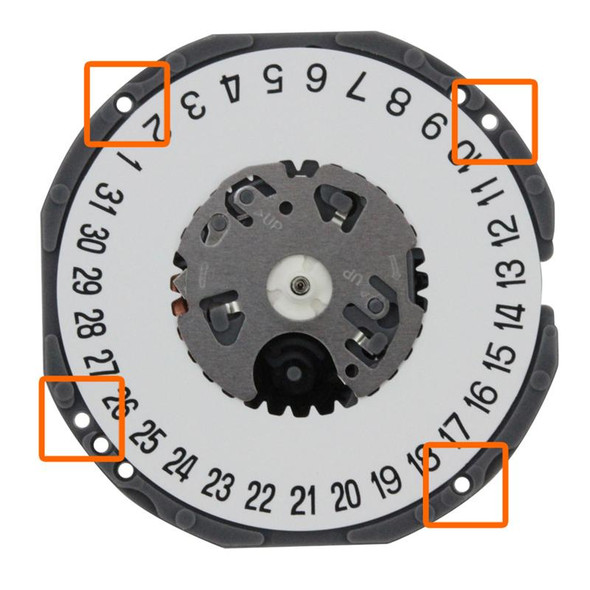 Hattori Japan Watch Movement VJ34-6 Quartz Movements