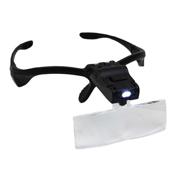 Spectacle Frame with Five Magnifier Lens and LED