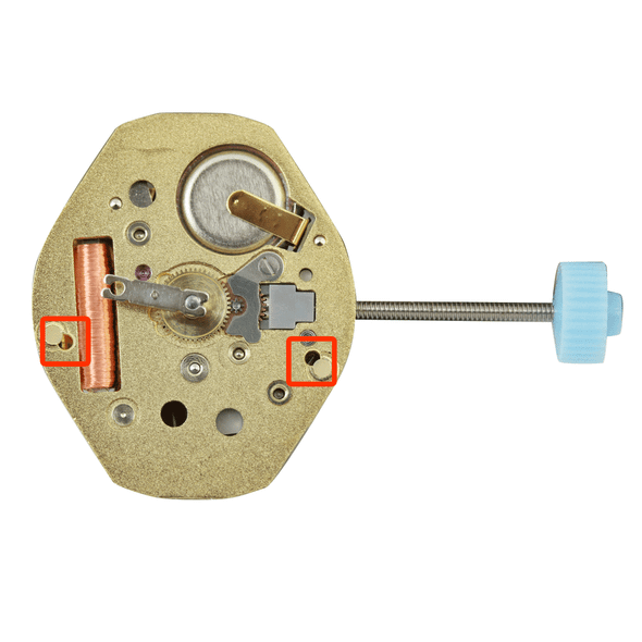 Harley Ronda 2 Hand Quartz Watch Movement HQ762G Swiss Gold Plates Overall Height 3.5mm