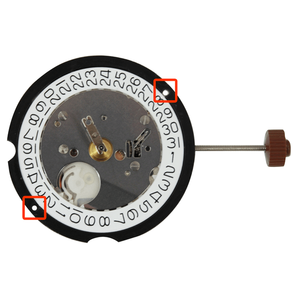 Harley Ronda 3 Hand Quartz Watch Movement HQ505.3 Date at 3:00 Overall Height 5.4mm
