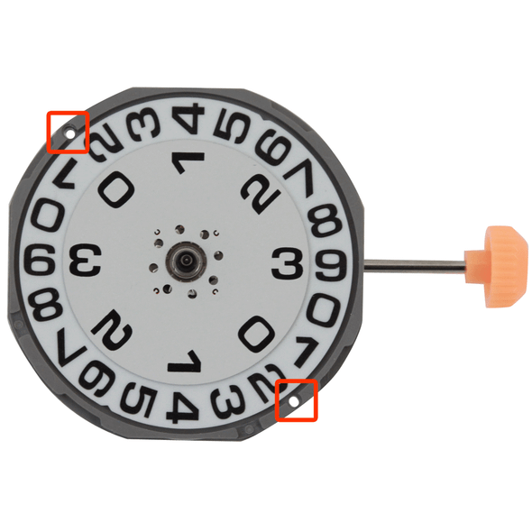 Miyota/Citizen LTD 3 Hand Quartz Watch Movement 1M50 Big Date at 3:00 Overall Height 4.4m