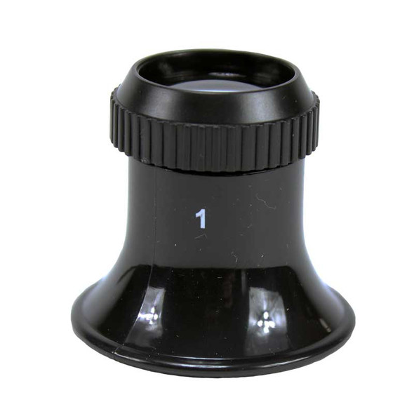 Horotec Plastic Eye Loupe Magnifier with Screw on Bezel