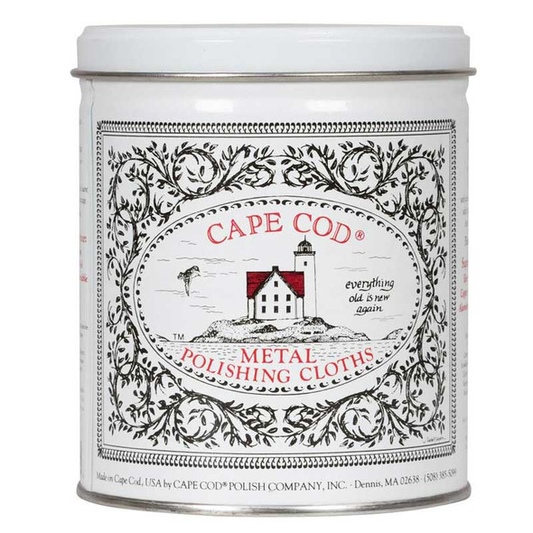 Cape Cod Polishing Cloth Economy Tin Cloth 14 Piece Kit