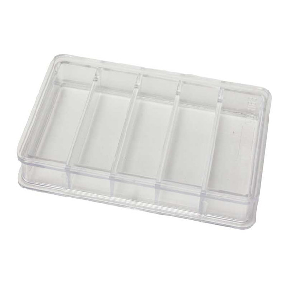 Clear Plastic Stackable Box with Compartments