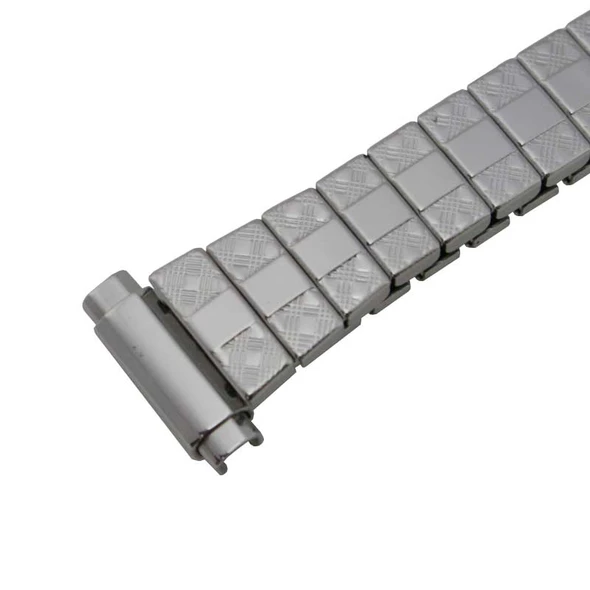 Expansion Metal Watch Band Ladies Stainless Steel Narrow With Expandable Ends 8-11MM