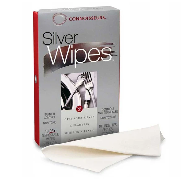 Connoisseurs Silver Polishing and Tarnish Removing Wipes