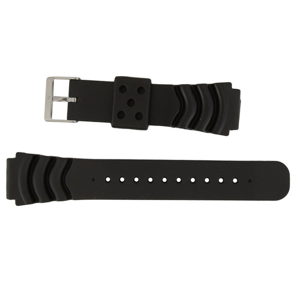 Hadley Roma PVC Watch Band 22 MM Sport Watch Band Fits Seiko