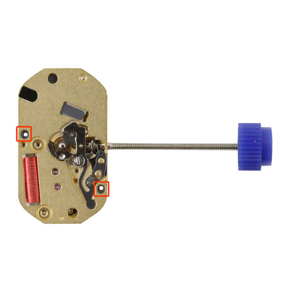 ETA 2 Hand Quartz Watch Movement 280.002.2 Overall Height 3.1mm