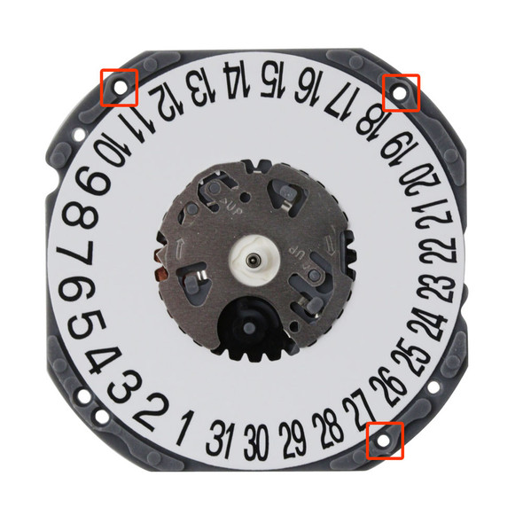 Genuine Seiko 3 Hand Quartz Watch Movement 6N42 Date at 3:00 Overall Height 4.4mm