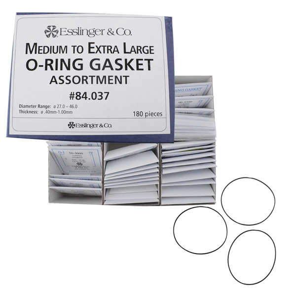 O-Ring Watch Case Gasket Assortment Medium And Extra Large Sizes 180 Pieces