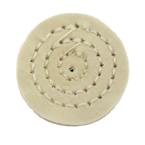 Buffs Finex Miniature Muslin Diameter 1 1/4 Inch Ply 16 Stitching 3 Rows Pack of 12