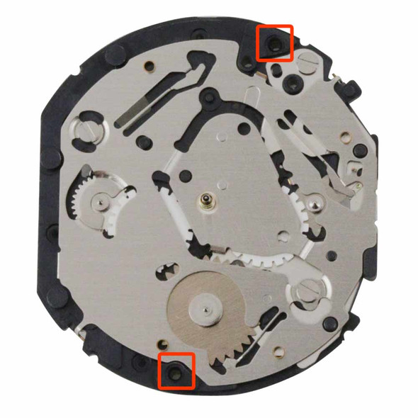 Hattori Japan Multifunction 6 Hand Quartz Watch Movement VX7J Overall Height 6.2mm