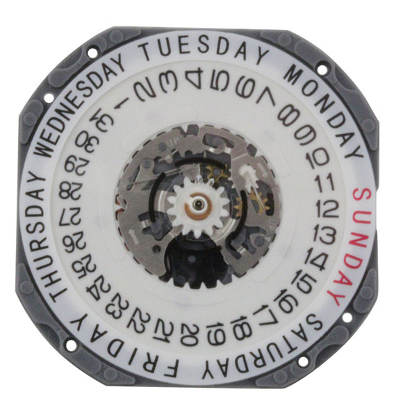 Hattori Japan 3 Hand Quartz Watch Movement VJ55 Day at 12:00 and Date at 3:00 Overall Height 4.7mm