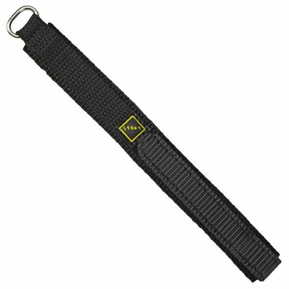 Black Nylon Watch Strap Velcro® Style Sport Band 14mm