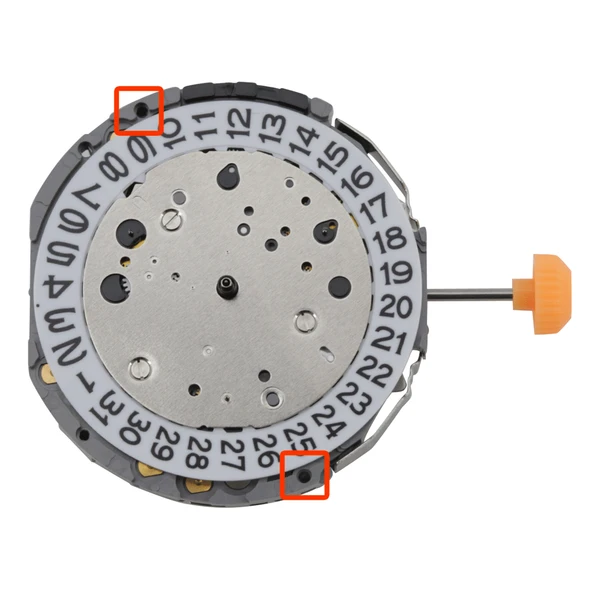 Miyota/Citizen LTD Multifunction Quartz Watch Movement JS05 Overall Height 6.4mm