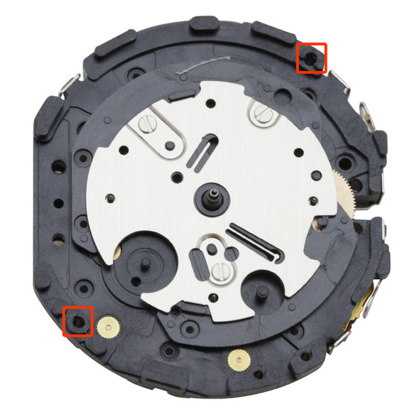 Hattori Japan Quartz Chronograph Watch Movement VR32 Overall Height 6.2mm