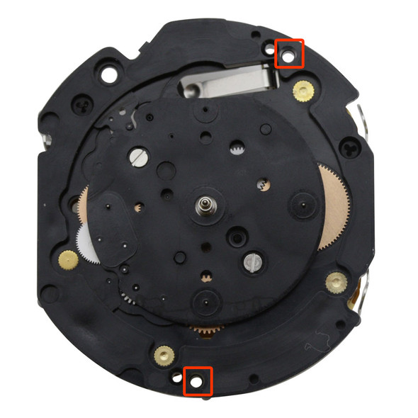Hattori Japan 6 Hand Chrono Quartz Watch Movement VD54 Overall Height 6.2mm
