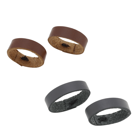 Leather Loop Watch Strap Keepers, Pack of 2 Pieces