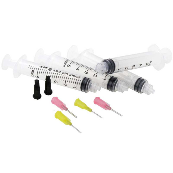 4 Piece Empty Applicator Syringe Set for Glue